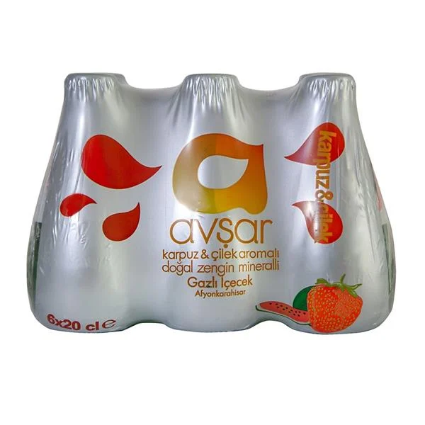 AVŞAR KARPUZ ÇİLEK SODA 6x200ML