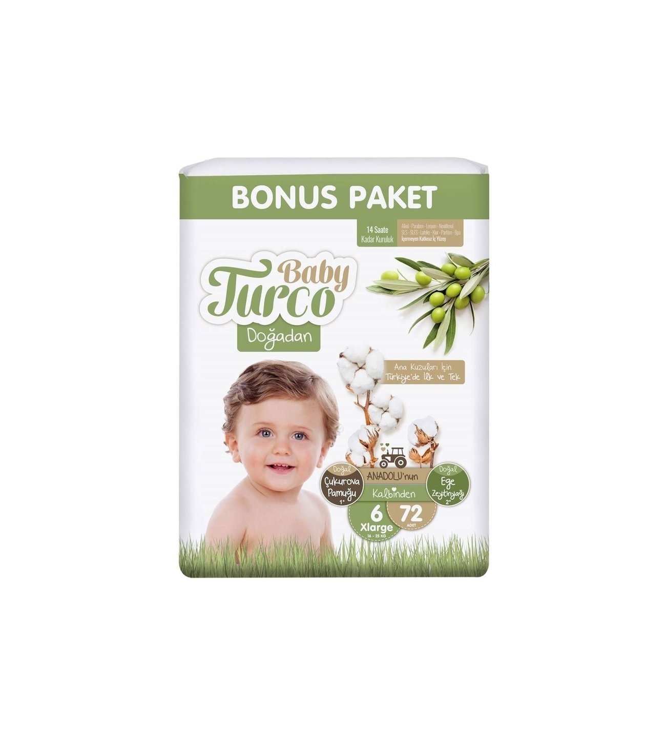 BABY TURCO BEBEK BEZİ  NO:6 72'LI