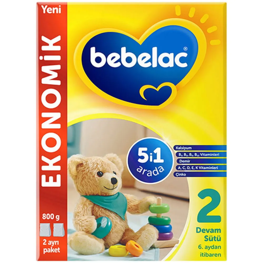 BEBELAC BEBEK MAMASI 2 NUMARA 800 GR