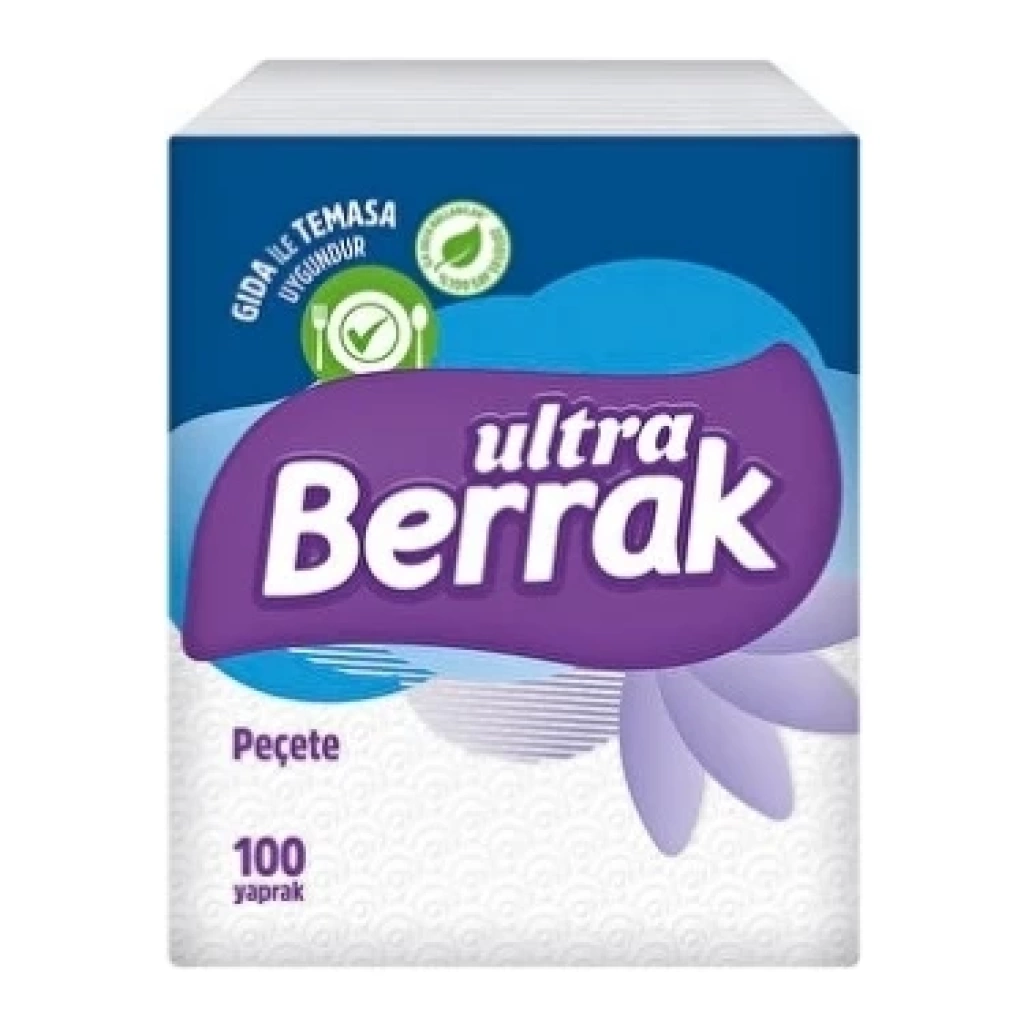 BERRAK KARE PEÇETE 100 YAPRAK