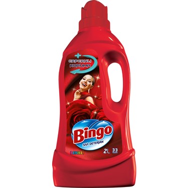 BİNGO SIVI DETERJAN RENKLİLER İÇİN 2 LT