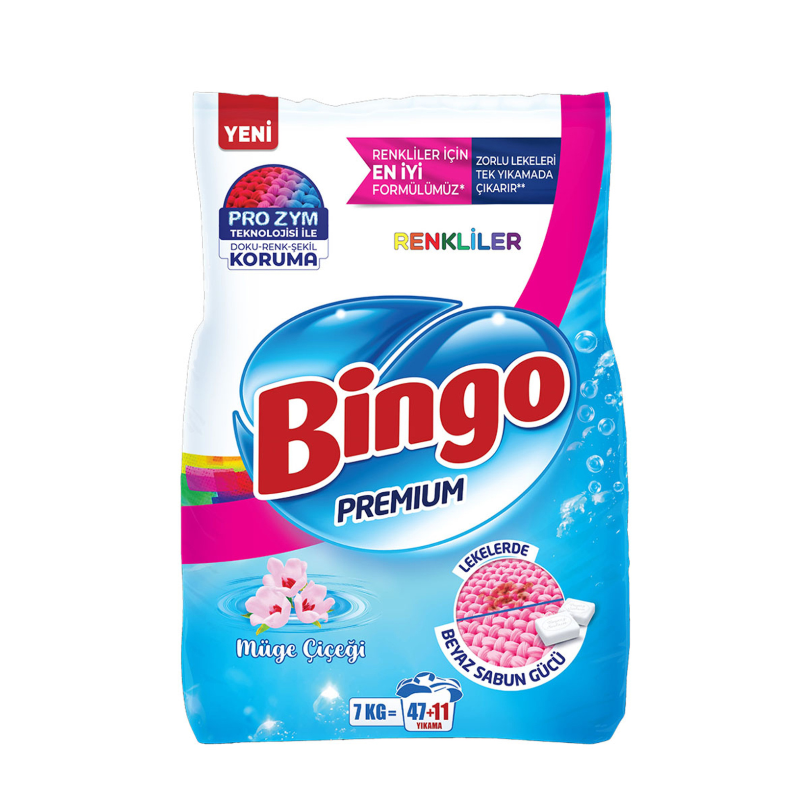 BİNGO TOZ MATİK RENKLİLER  7 KG