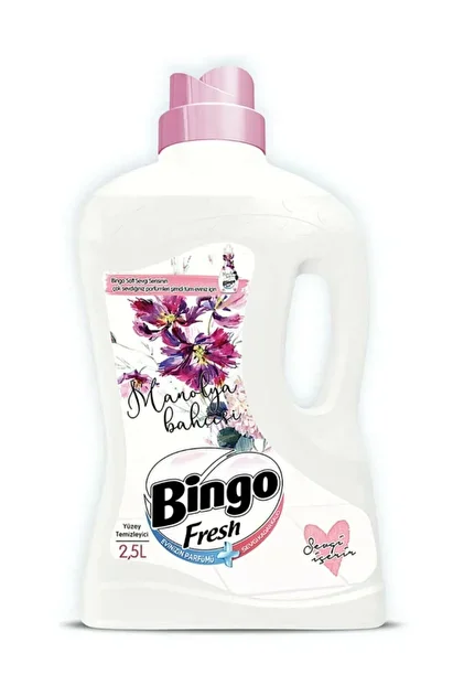BİNGO YÜZEY TEMİZLEYİCİ MANOLYA 2,5 LT