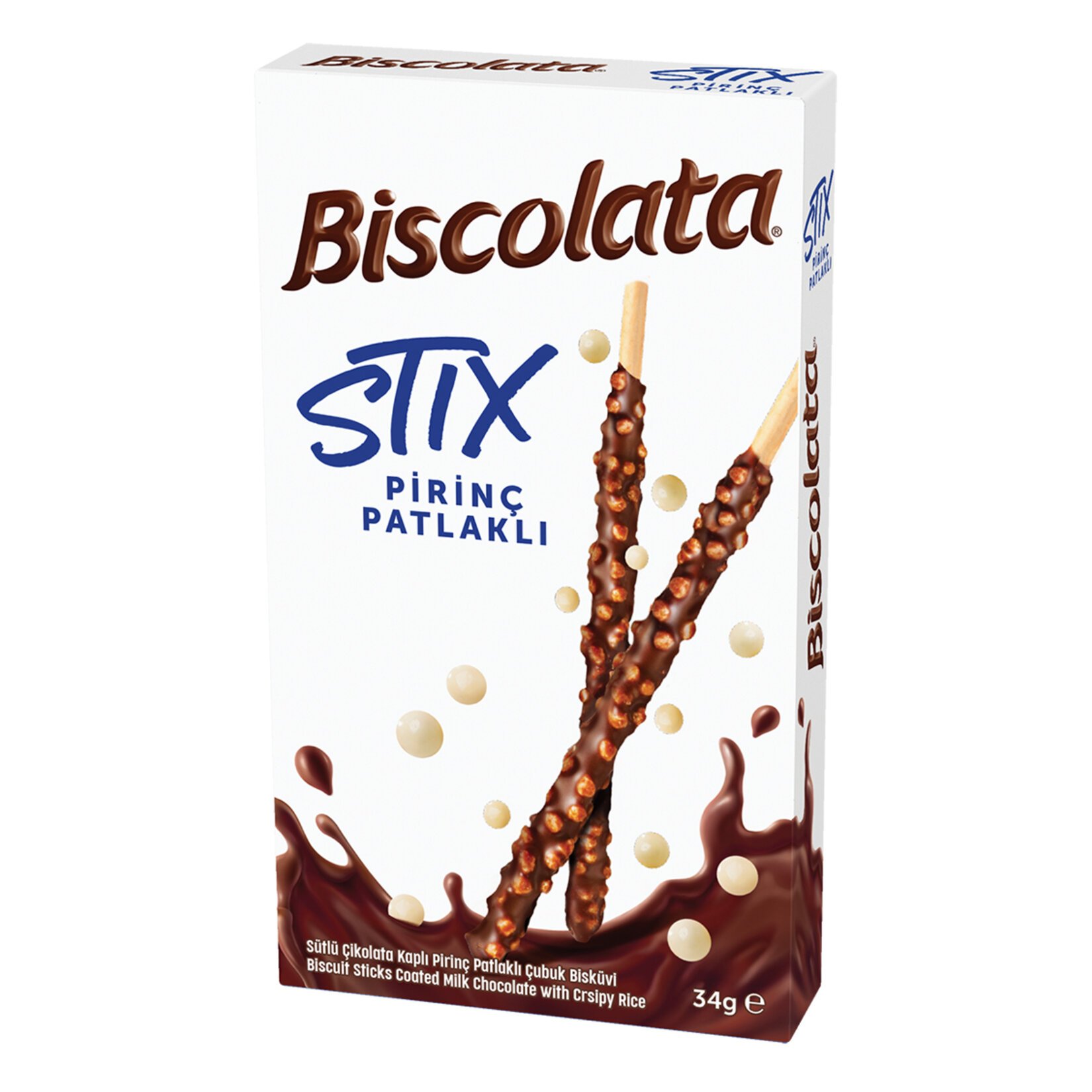 BİSCOLATA STİX PRİNÇ PATLAKLI ÇUBUK