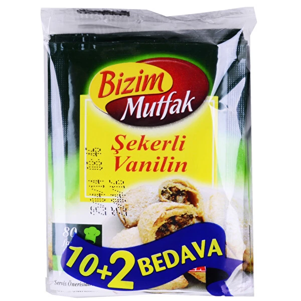 BİZİM ŞEKERLİ VANİLİN 10'LU
