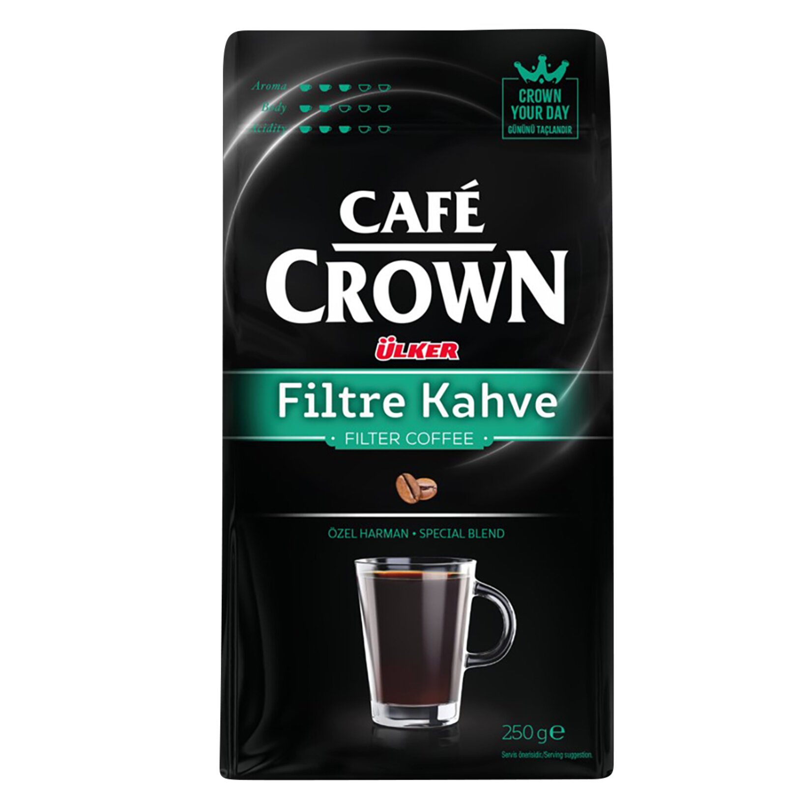 CAFE CROWN FİLTRE KAHVE 250 GR