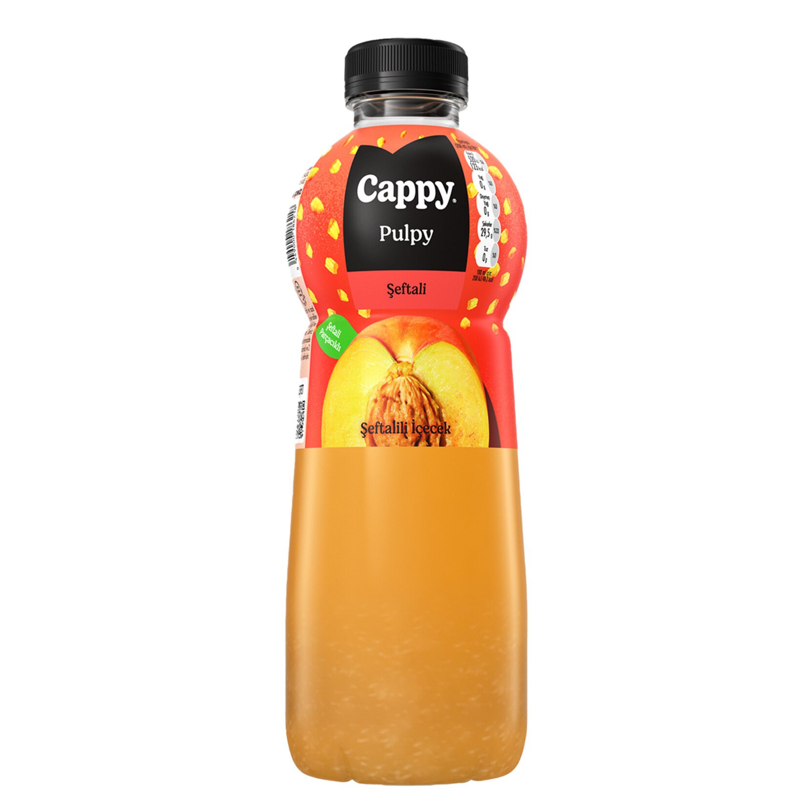 CAPPY PULPY ŞEFTALİ PARÇACIKLI 1 LT