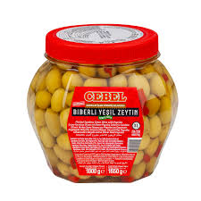 CEBEL BİBERLİ YEŞİL ZEYTİN 200G