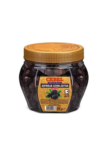 CEBEL SİYAH ZEYTİN (L-M) 500 GR
