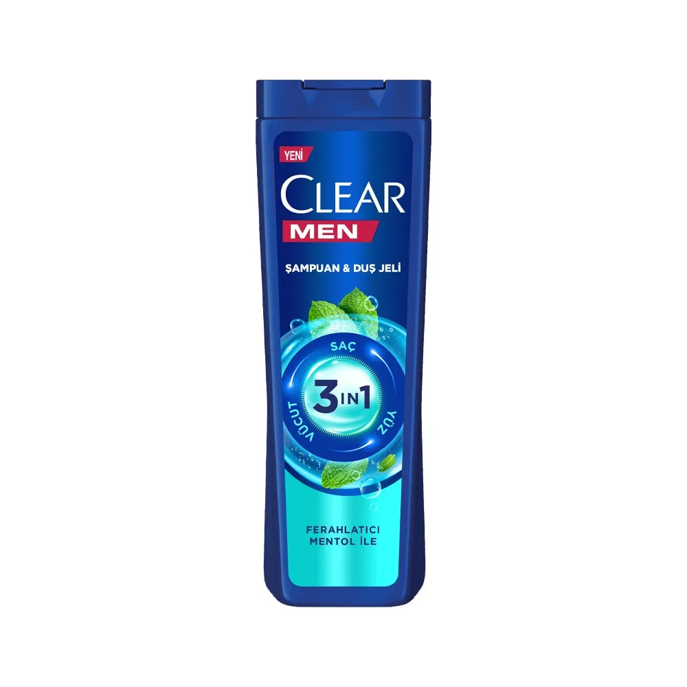 CLEAR MEN 3İN1 MENTOL ŞAMPUANI 350ML
