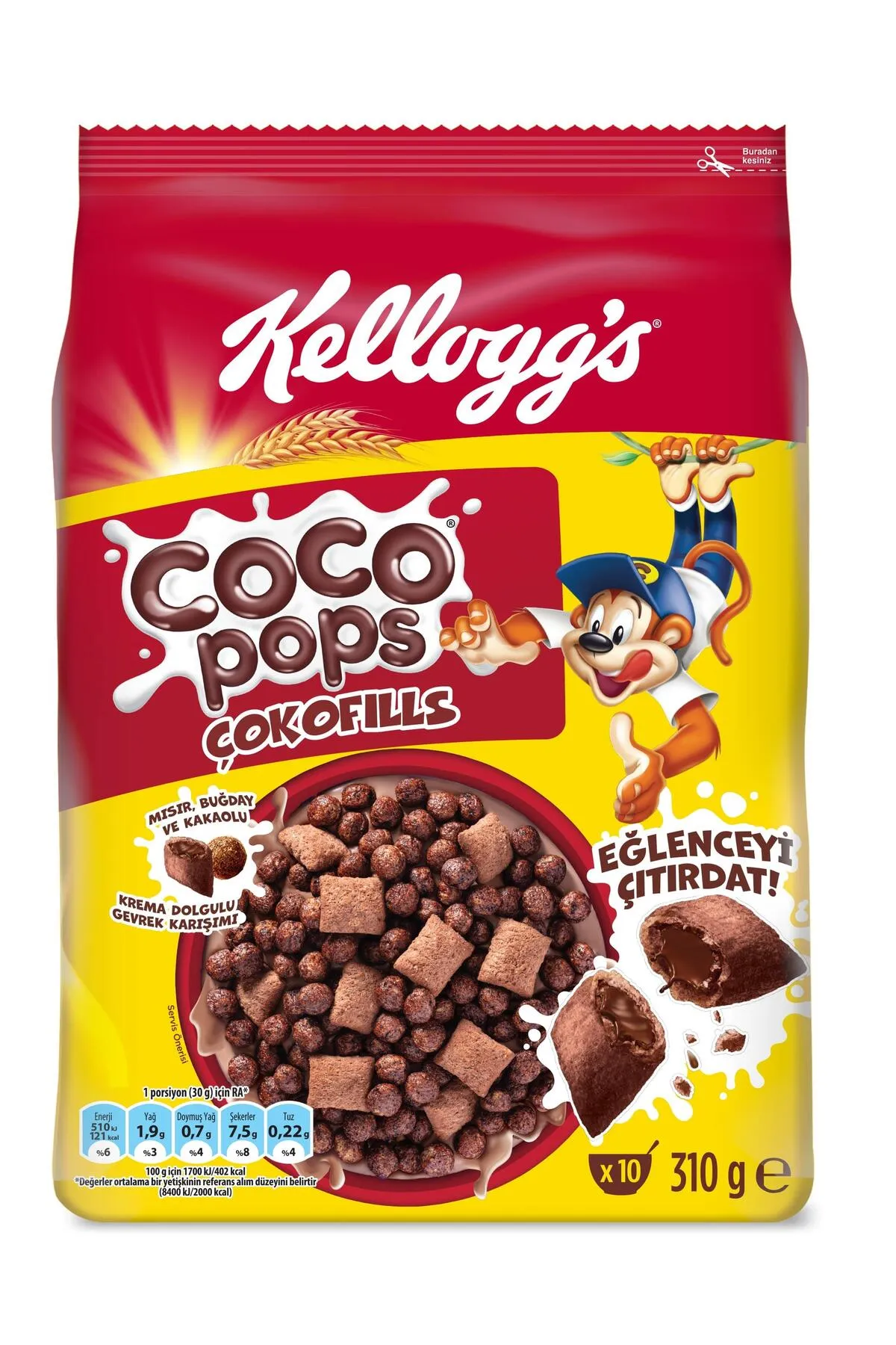 COCO POPS KAHVALTILIK GEVREK 310 GR