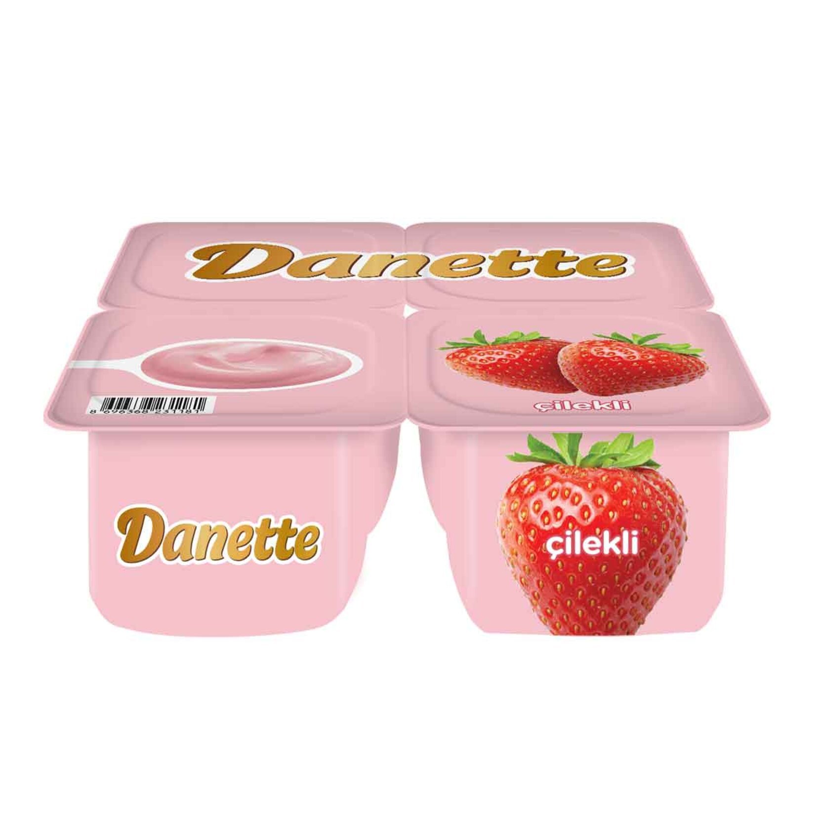 DANETTE ÇİLEKLİ PUDİNG 4x60 GR