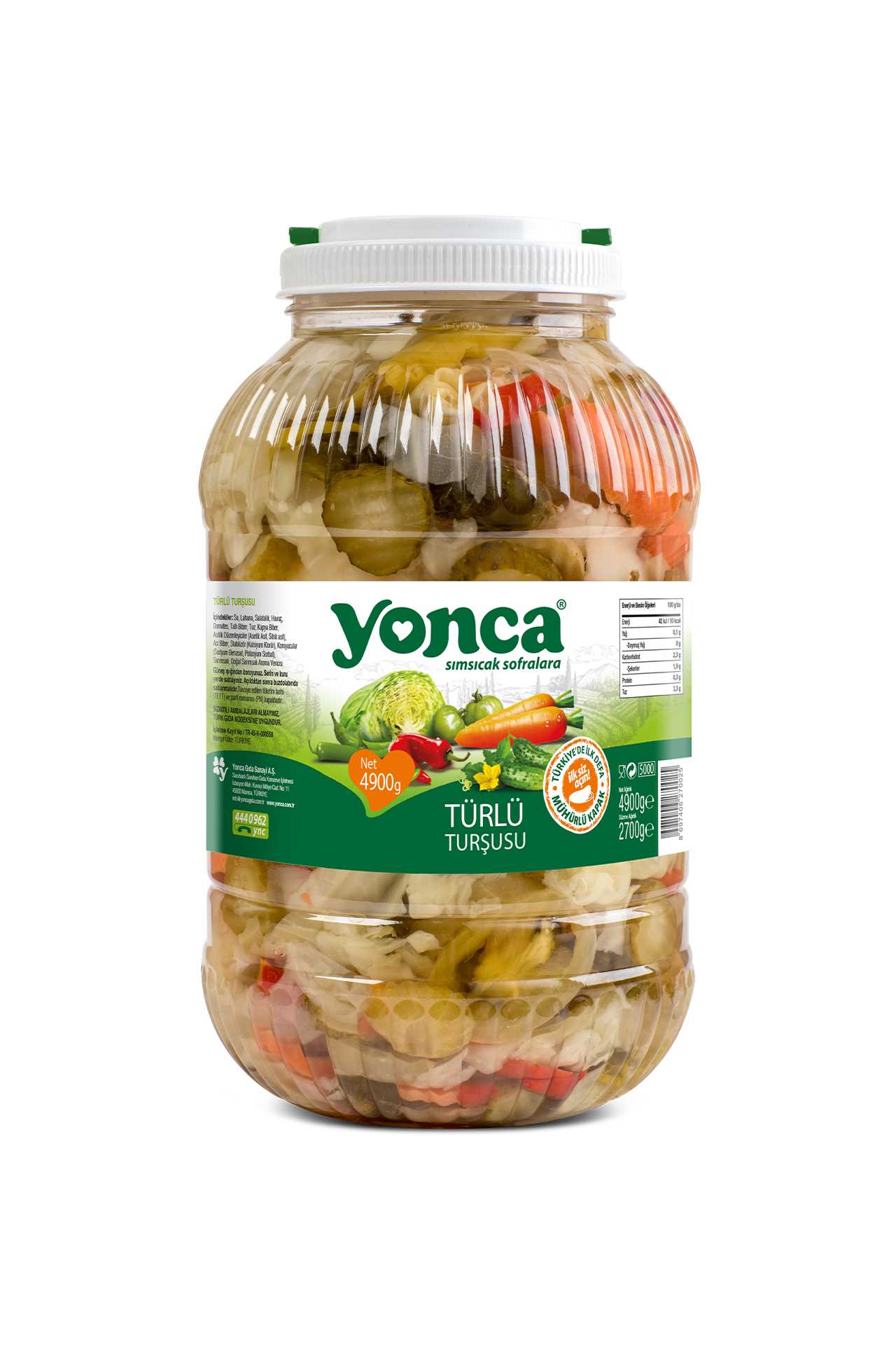 YONCA TÜRLÜ TURŞU 1,45 KG