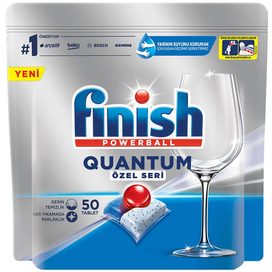 FİNİSH HEPSİ 1 ARADA BULAŞIK MAKİNESİ TABLETİ 50'Lİ