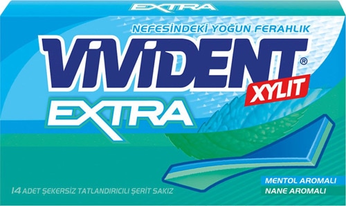 VİVİDENT EXTRA MENTOL NANE SAKIZ