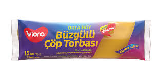 VİORA ÇÖP TORBASI BÜZGÜLÜ BÜYÜK BOY