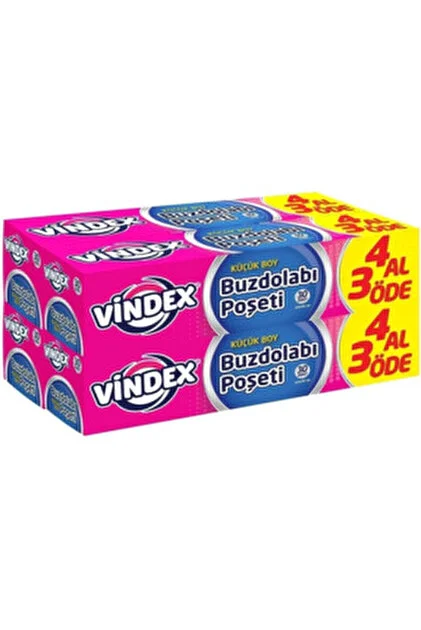VİNDEX BUZDOLABI POŞETİ 4AL 3ÖDE
