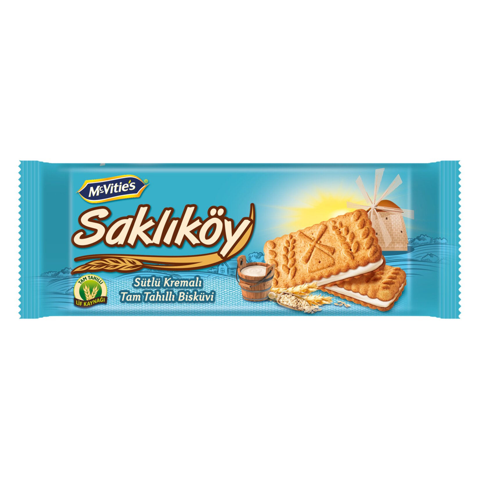 ÜLKER SAKLIKÖY SÜTLÜ KREMALI BİSKÜVİ 100 GR
