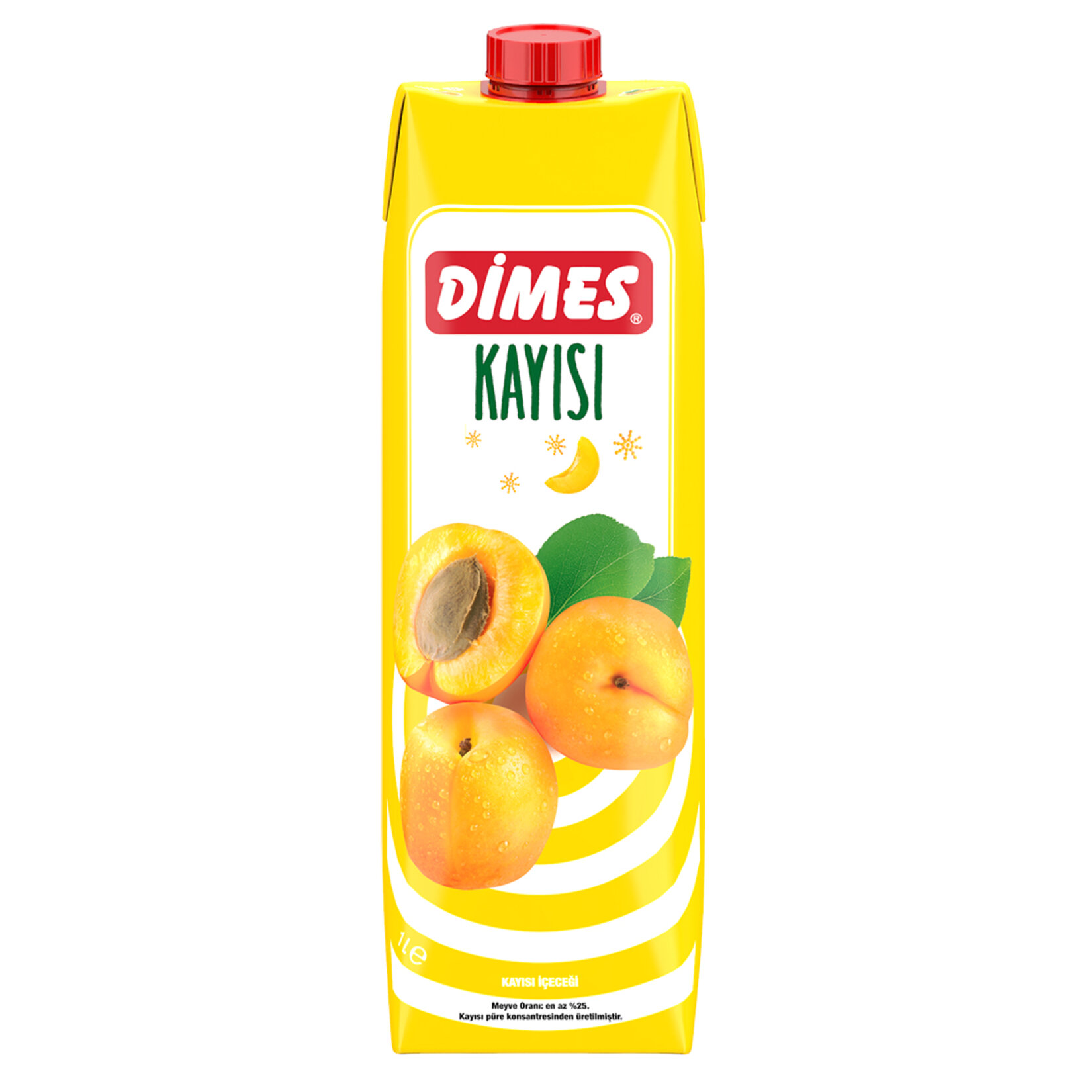 DİMES KAYISI MEYVESUYU 1LT