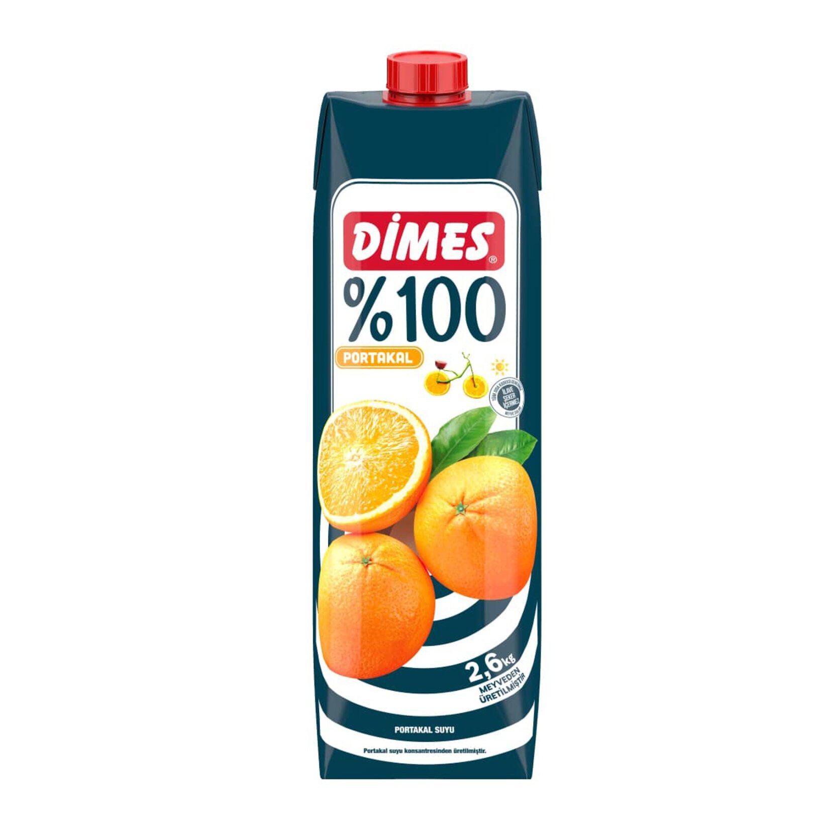 DİMES PORTAKAL MEYVESUYU 1 LT