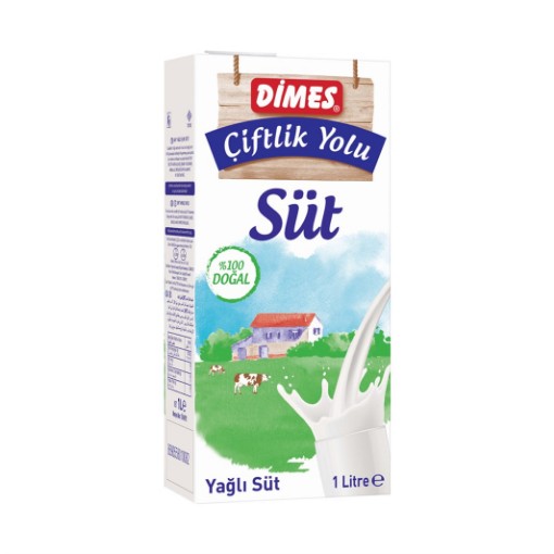 DİMES TAM YAĞLI SÜT 1 LT