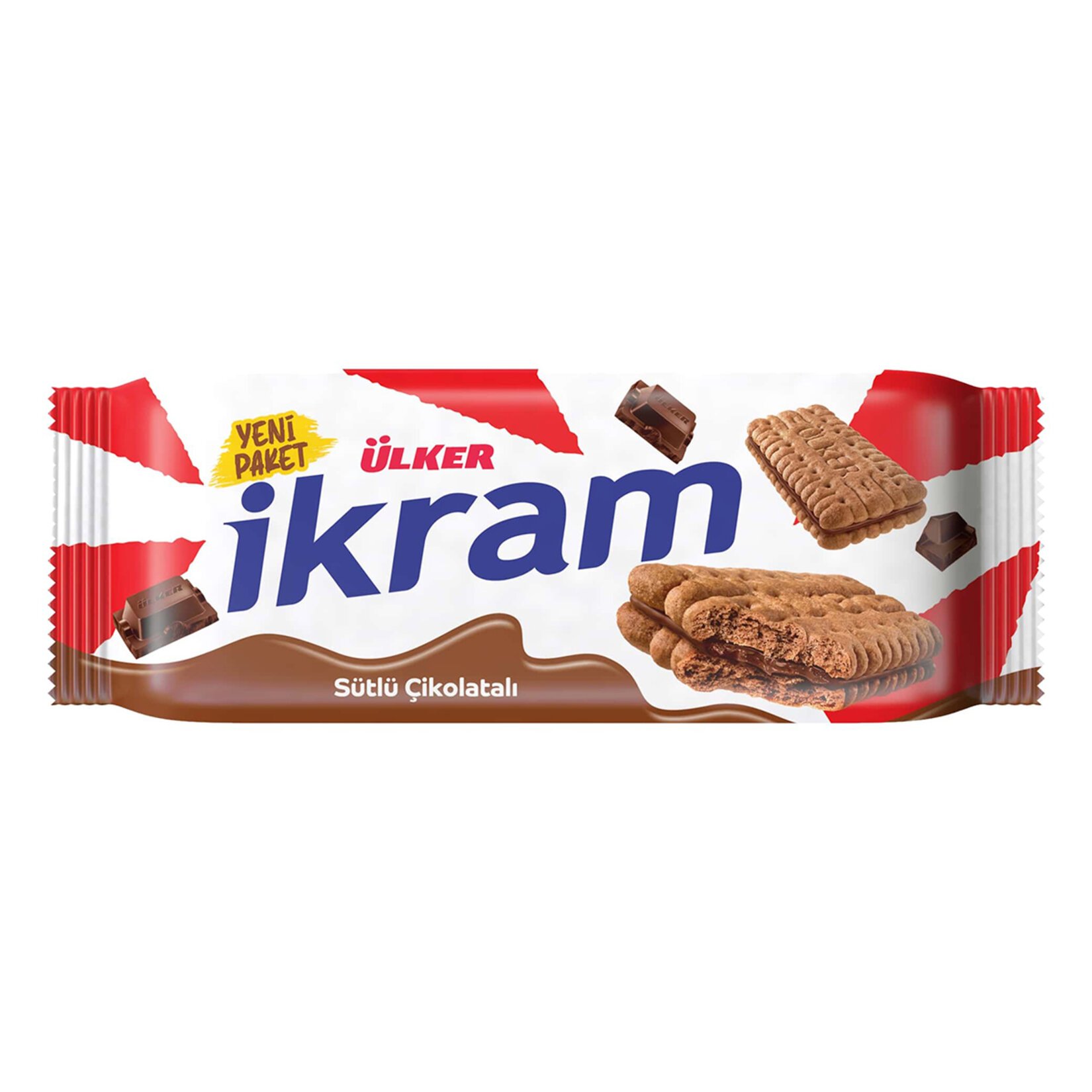 ÜLKER İKRAM ÇİKOLATALI BİSKÜVİ 84 GR