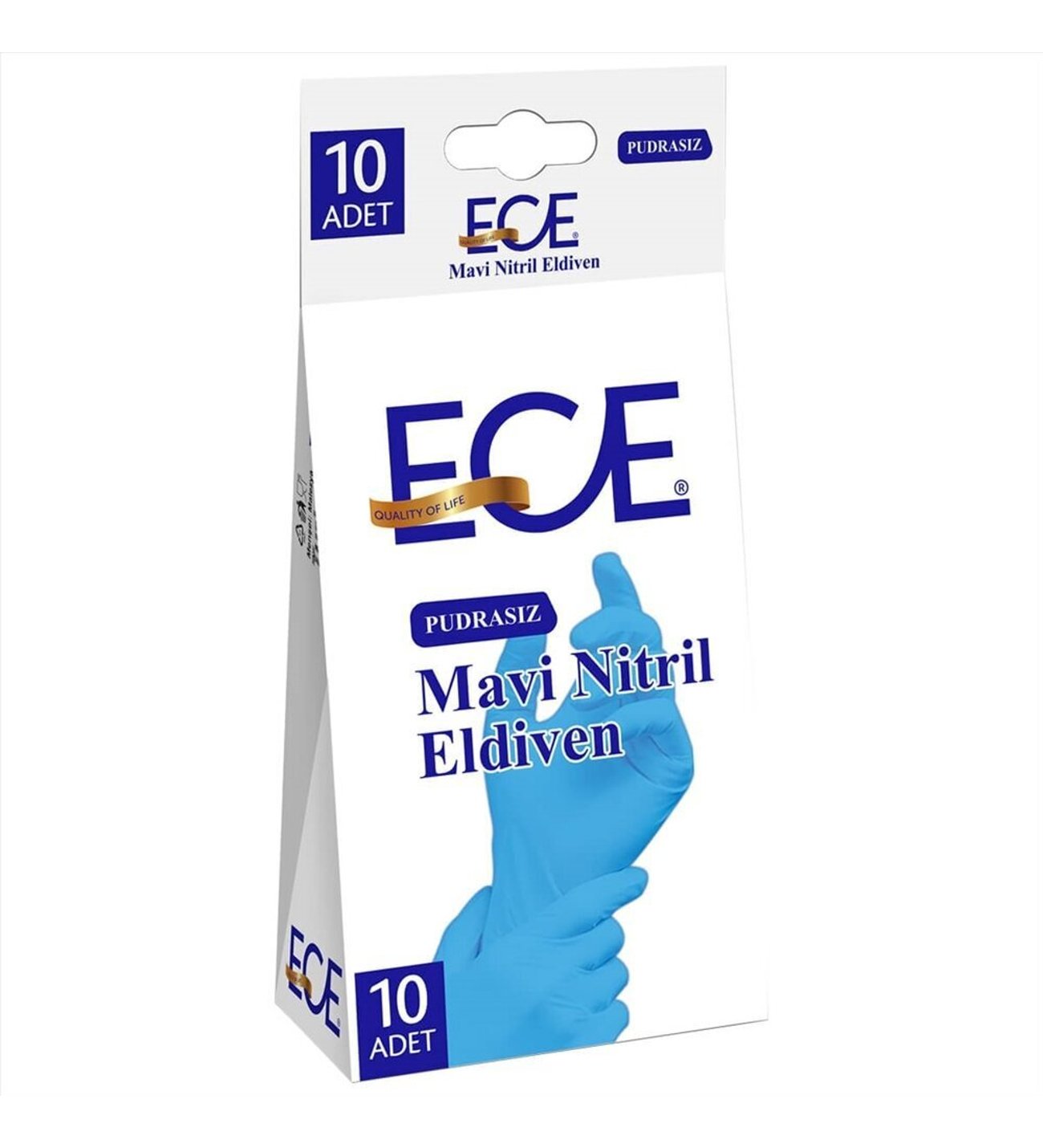 ECE NİTRİL ELDİVEN 10'LU