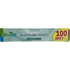 EKOMİS BUZ DOLABI POŞETİ ORTA BOY 100'LÜ