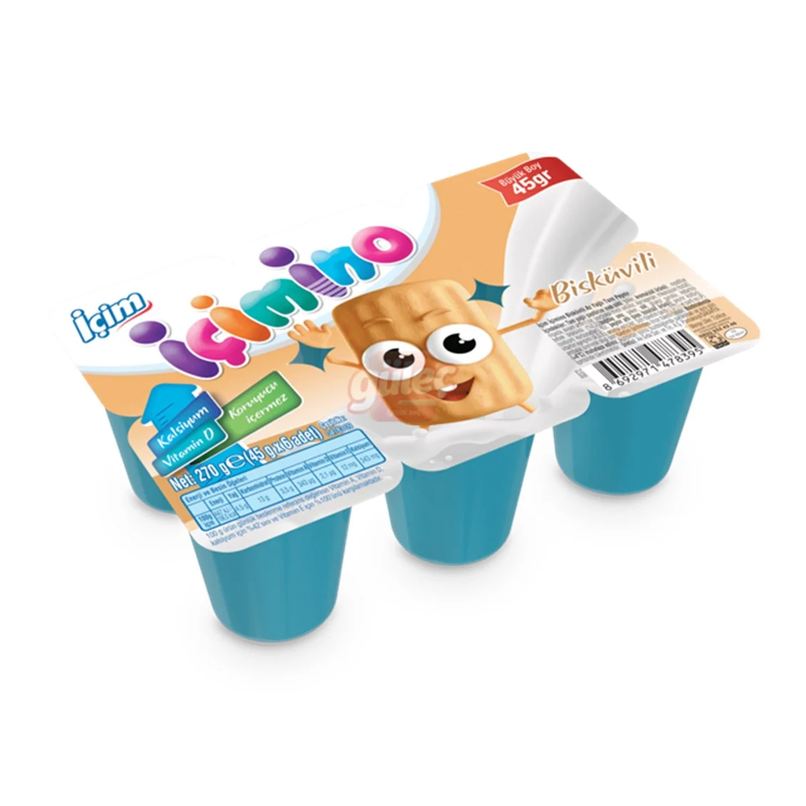 İÇİM BÜYÜME KÜPÜ BİSKÜVİLİ  6x45 GR