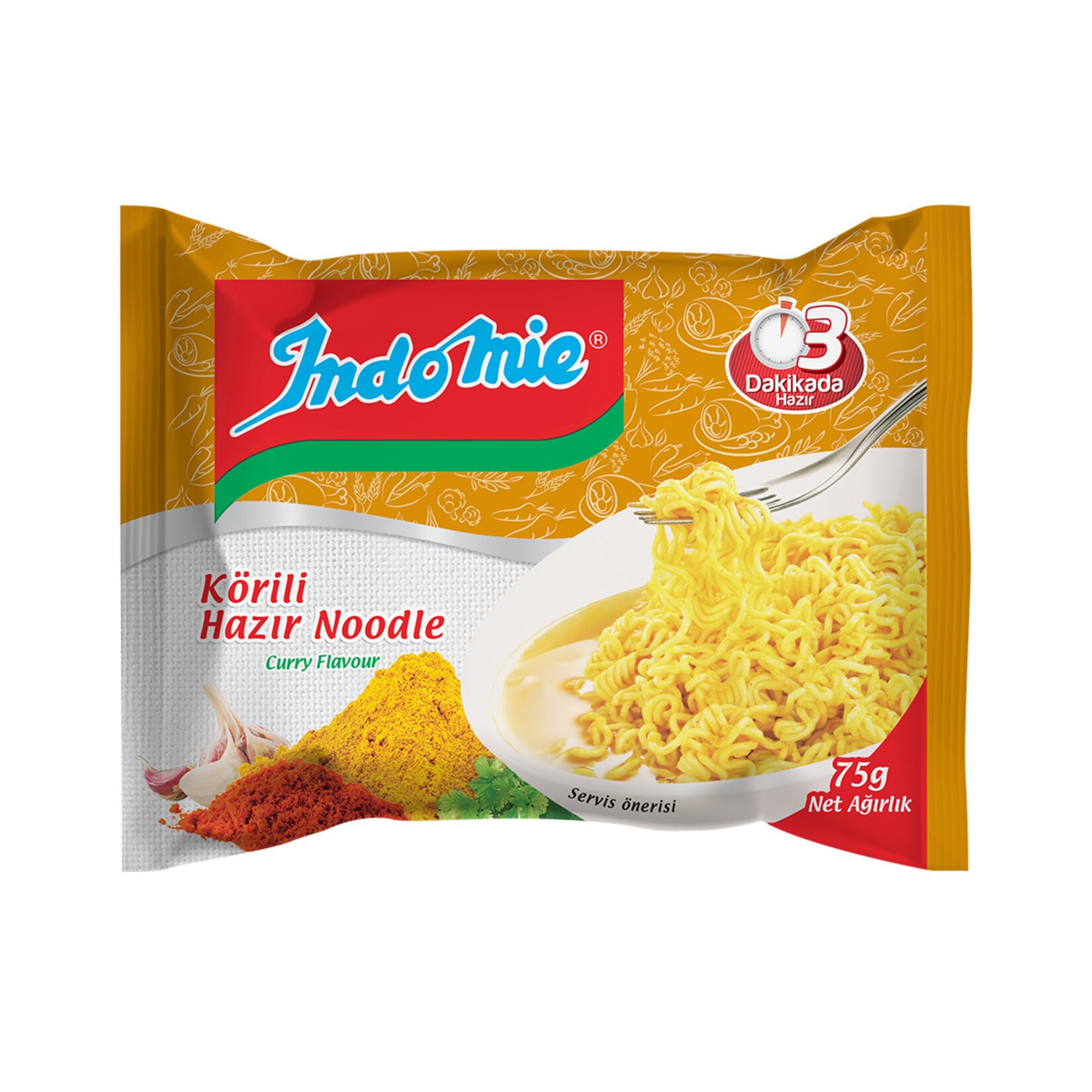 İNDOMİE NOODLE KÖRİ 70 GR