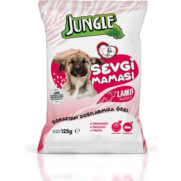 JUNGLE SEVGİ MAMASI KÖPEK 125 GR