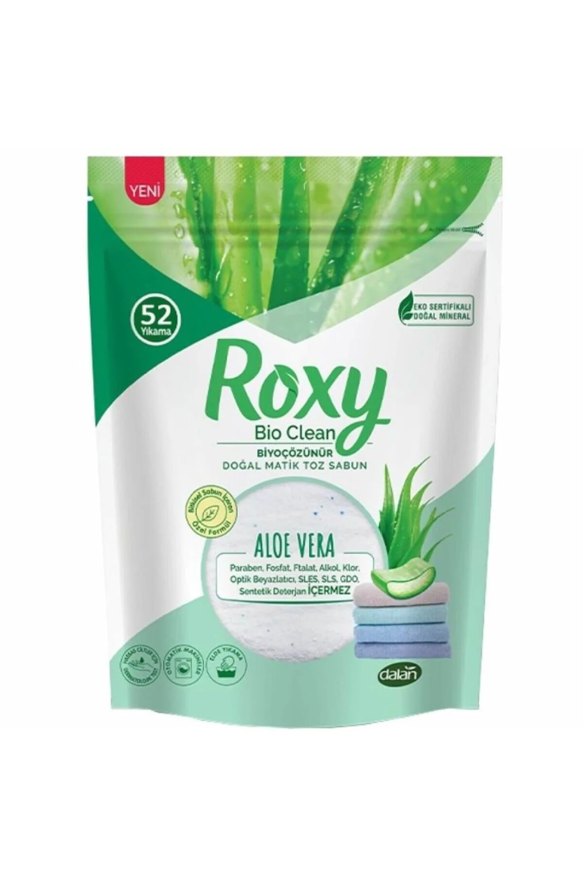 ROXY TOZ MATİK DOĞAL ALOEVERALI 800 GR
