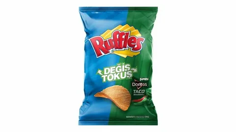 RUFFLES DEĞİŞTOKUŞ CİPS 105 GR