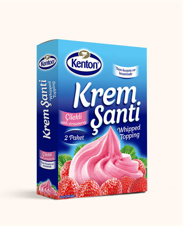 KENTON ÇİLEKLİ KREM ŞANTİ  150 GR