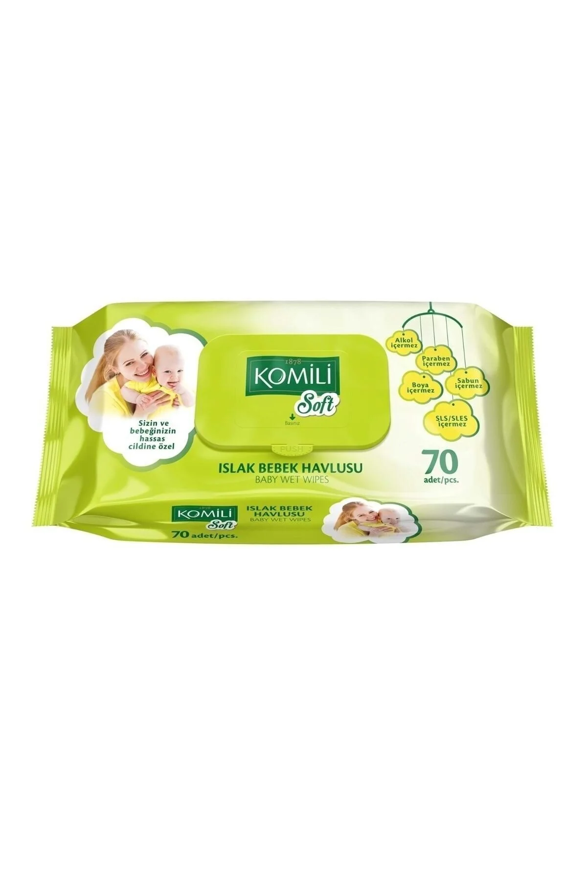 KOMİLİ ISLAK MENDİL 70'Lİ