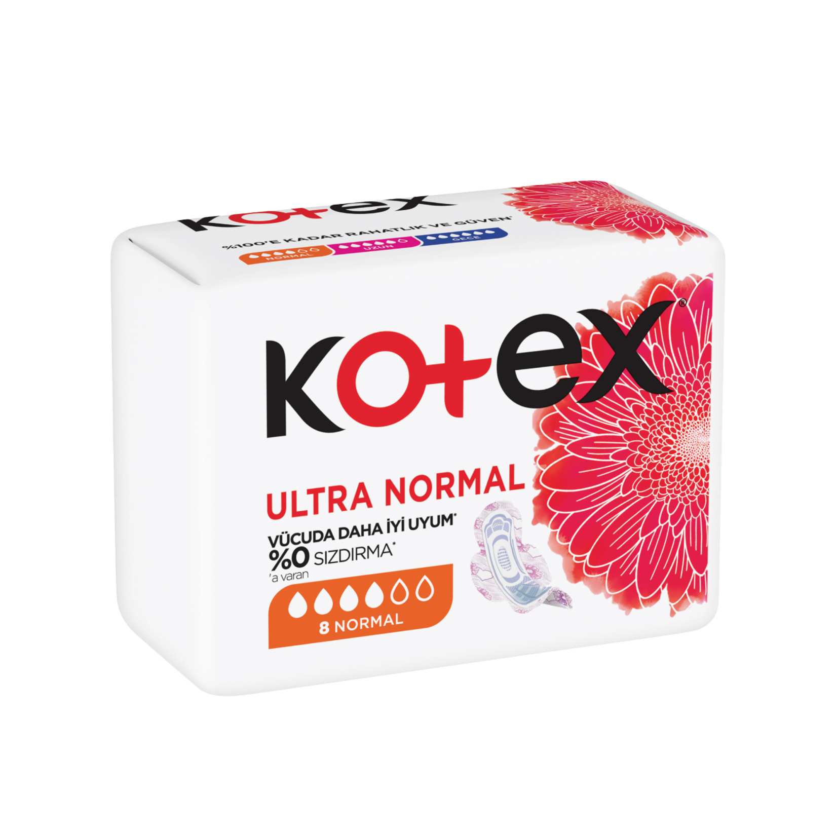 KOTEX ULTRA NORMAL 8'Lİ PED