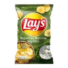 LAYS YOĞURT MEVSİM YEŞİLLİKLİ 155 CİPS GR