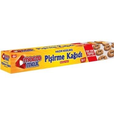 MACROMAX PİŞİRME KAĞIDI 16'LI