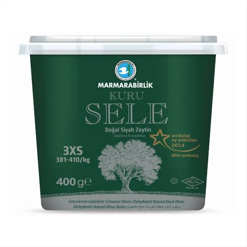 MARMARABİRLİK SİYAH ZEYTİN (3XS) 400 GR