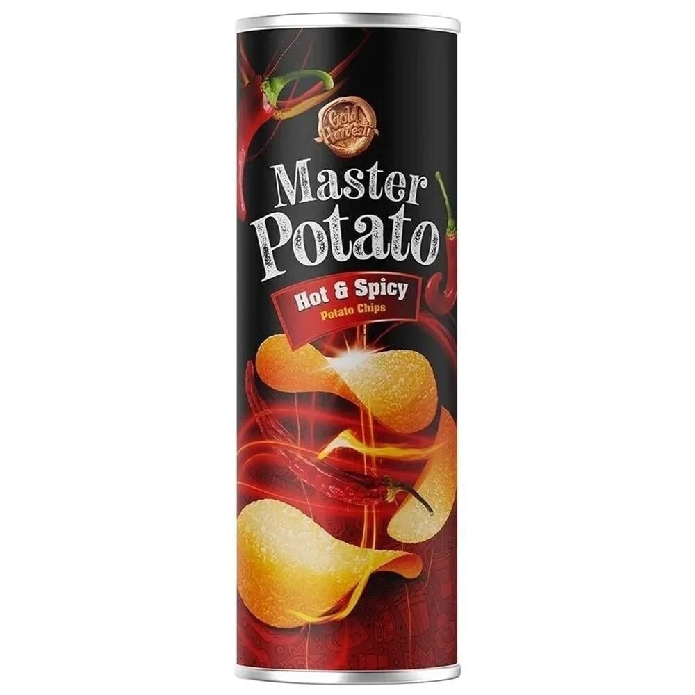 MASTER POTATO HOT&SPİCY CİPS 160 GR