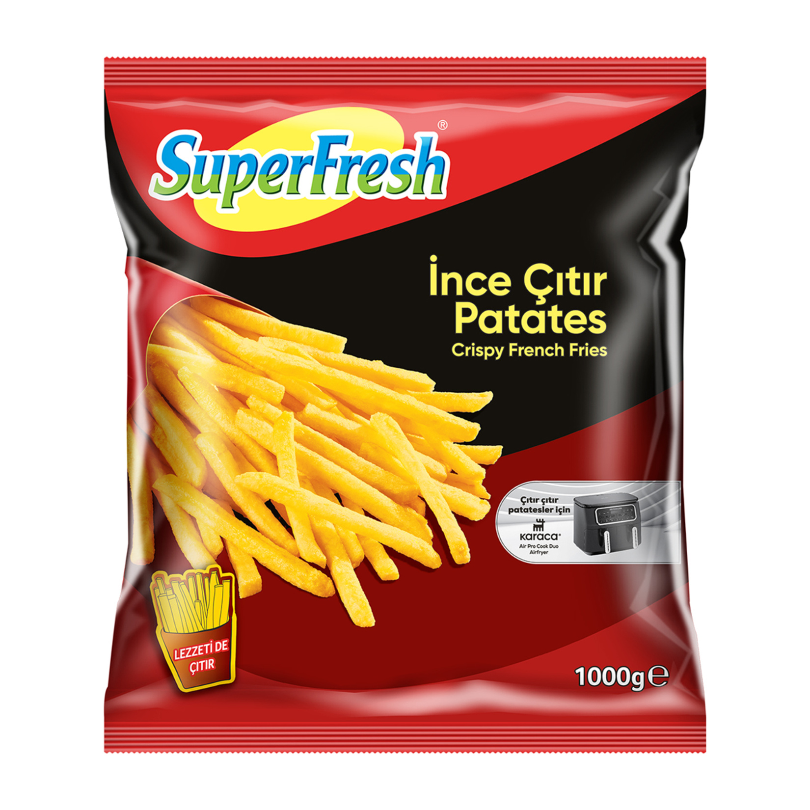 SUPERFRESH HAZIR PATATES İNCE ÇITIR 800 GR