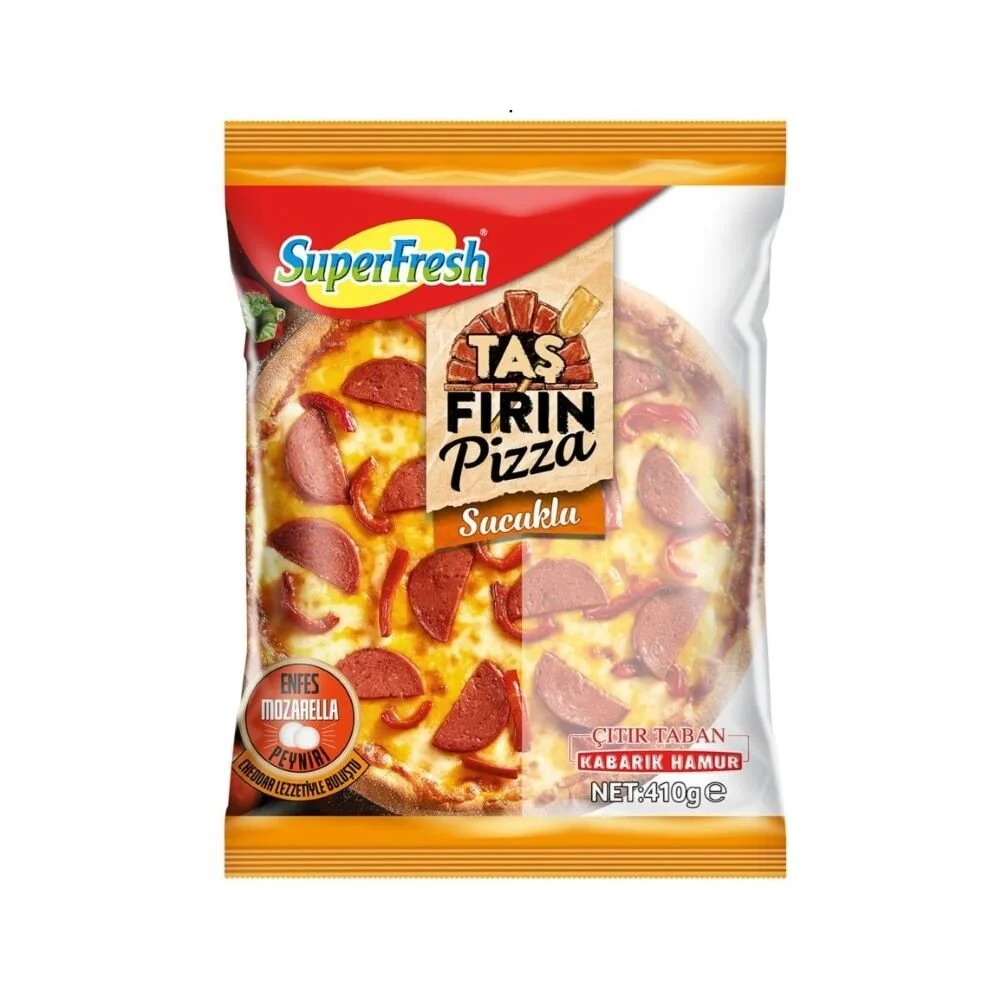 SUPERFRESH TAŞ FIRIN PİZZA SUCUKLU