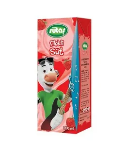 SÜTAŞ ÇİLEKLİ SÜT 180ML