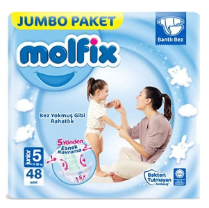 MOLFİX BEBEK BEZİ NO:5 48'Lİ