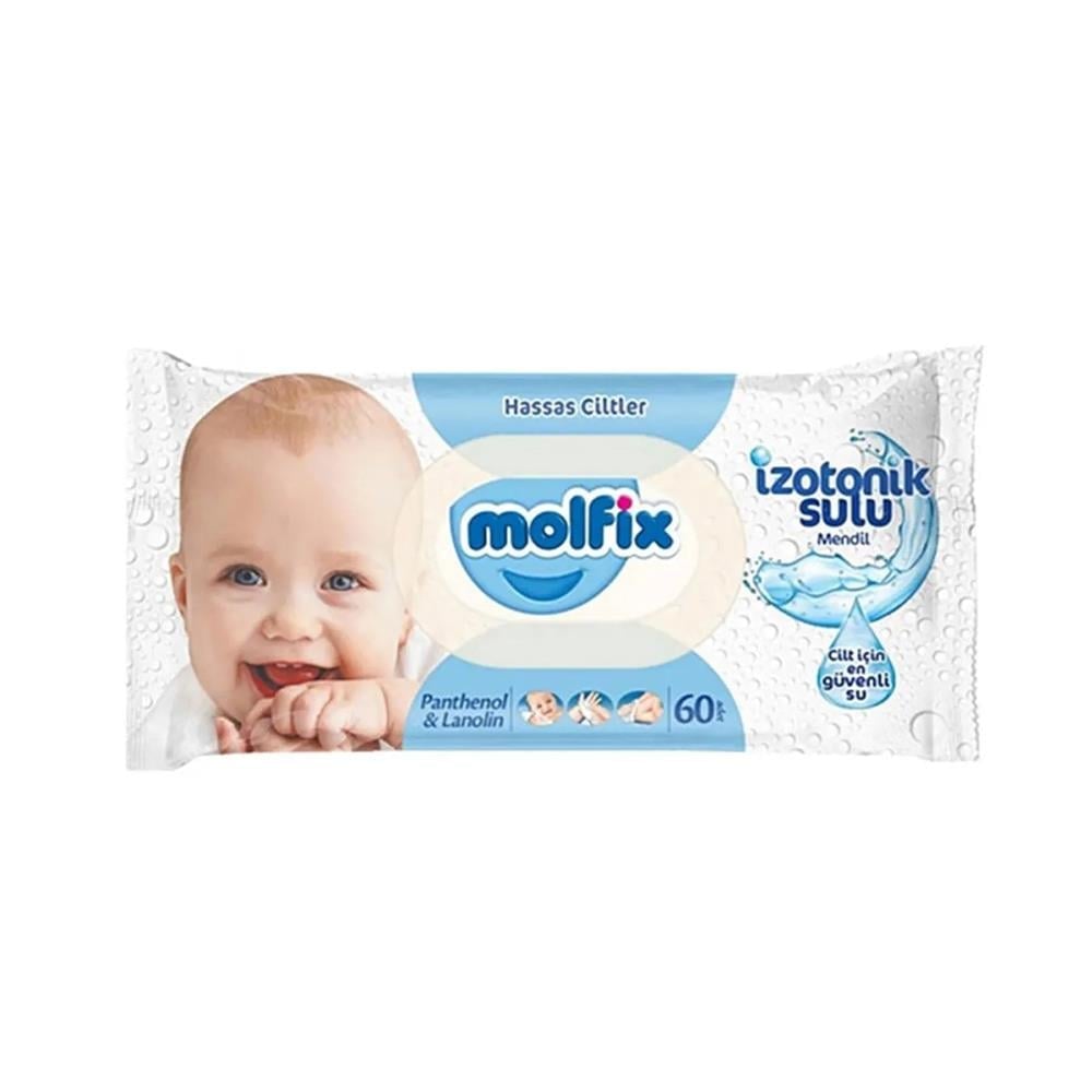 MOLFİX ISLAK MENDİL HASSAS CİLTLER 60'LI