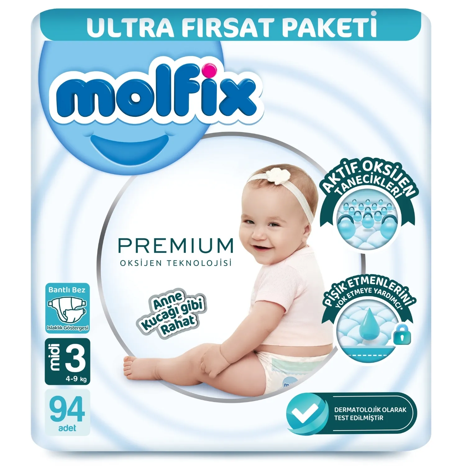 MOLFİX BEBEK BEZİ NO:3 94'LÜ