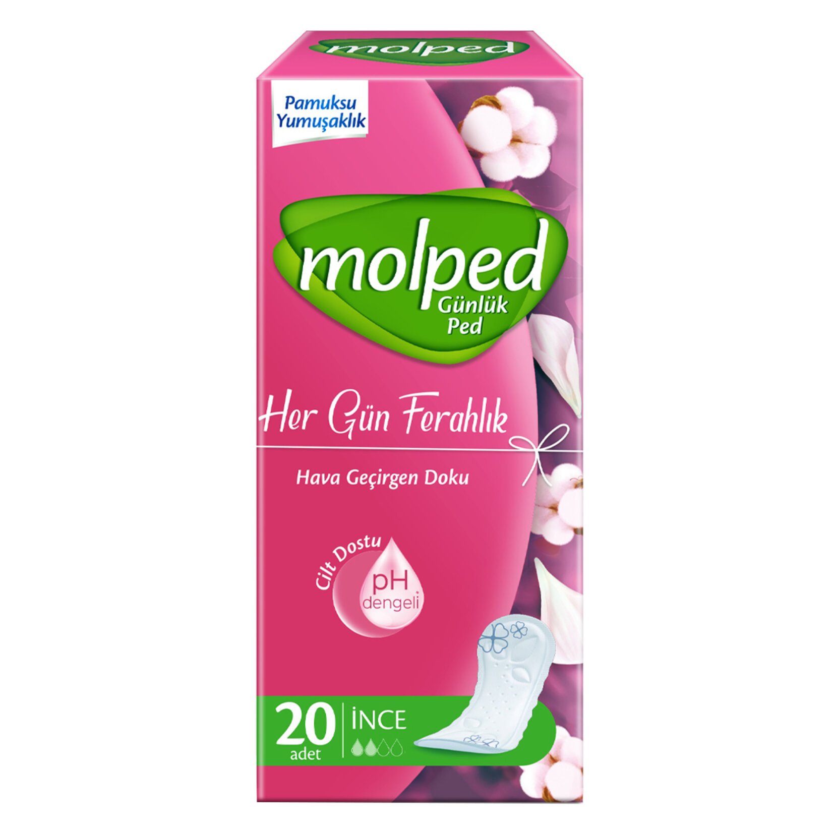 MOLPED GÜNLÜK PED 20 ADET