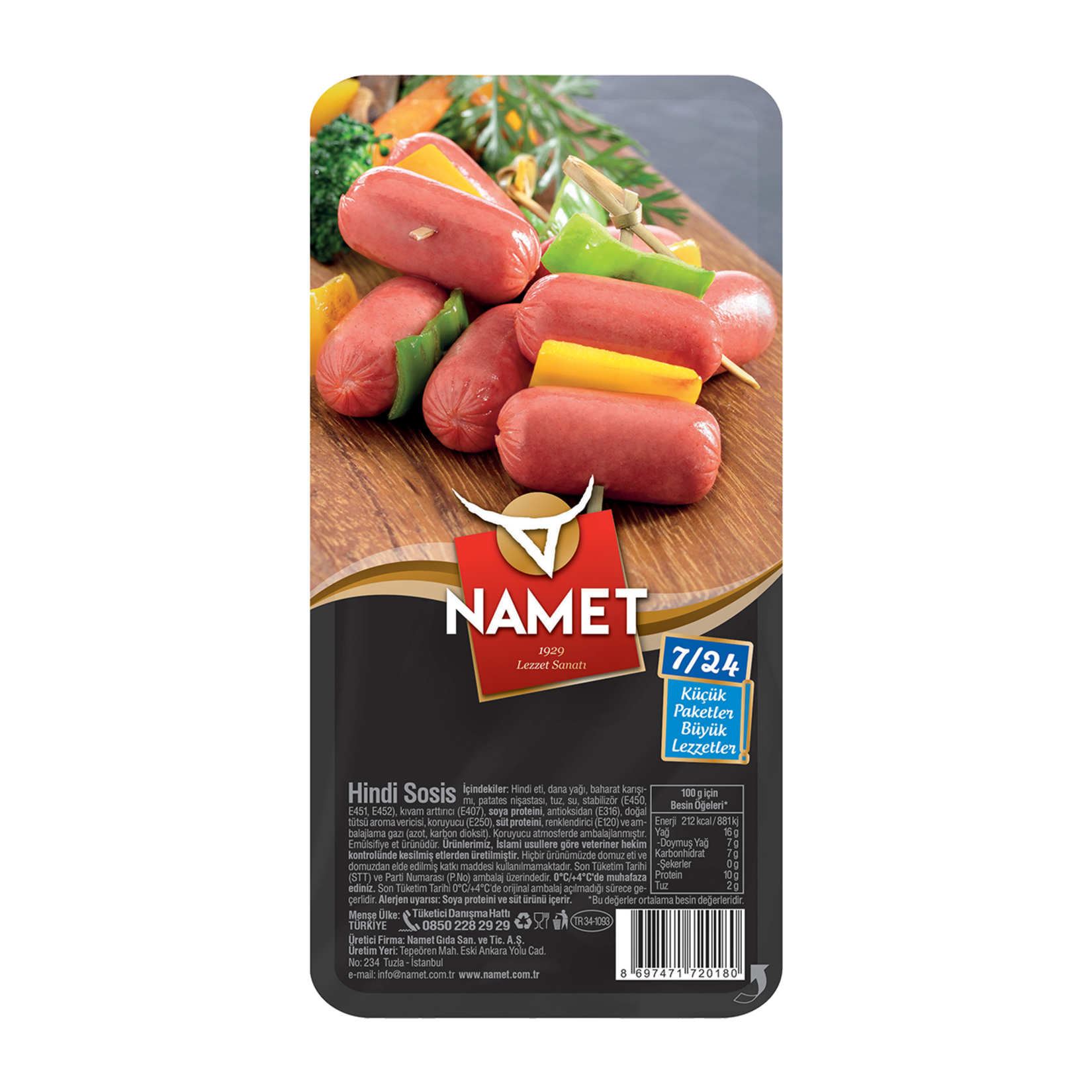 NAMET HİNDİ SOSİS 140 GR