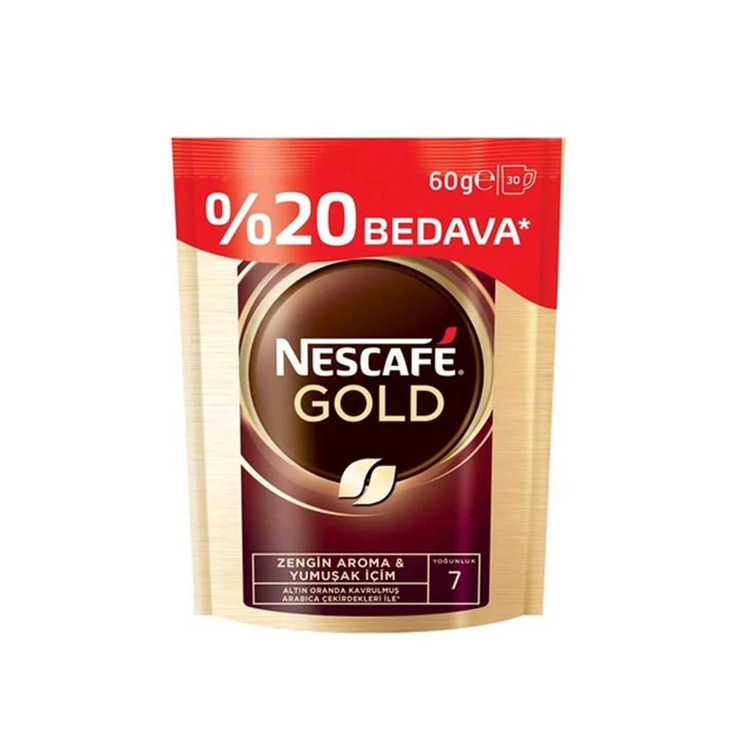 NESCAFE GOLD KAHVE EKO PAKET 60 GR