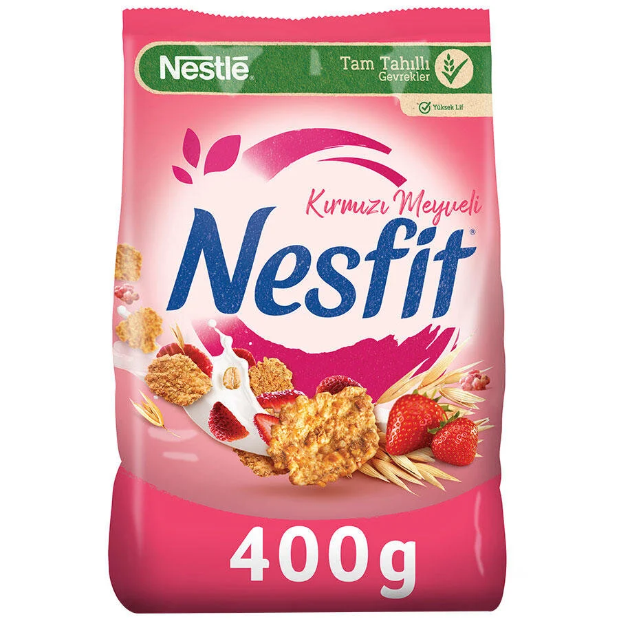 NESFİT KIRMIZI MEYVELİ KAHVALTILIK GEVREK 400 GR